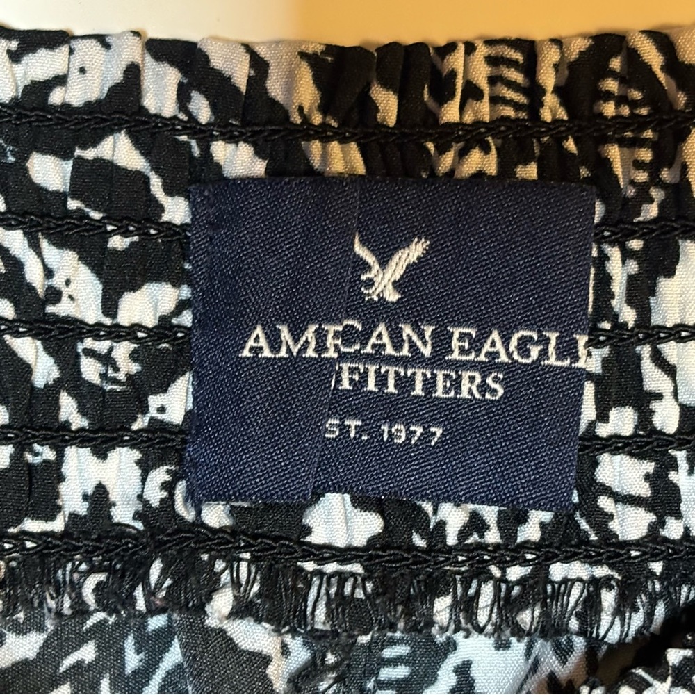 AE Flowy Tribal Print Harem Joggers M - Picture 7 of 8